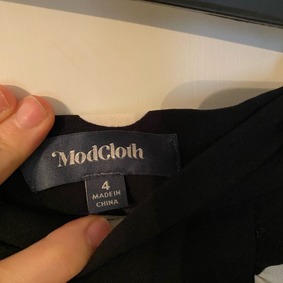 Mod cloth vintage polka dot skirt, size 4 - Picture 4 of 4